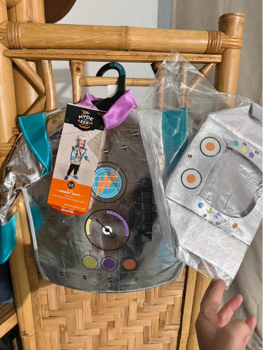 Hyde and Eek! Toddler Robot Halloween Costume with Headpiece 6-12 M